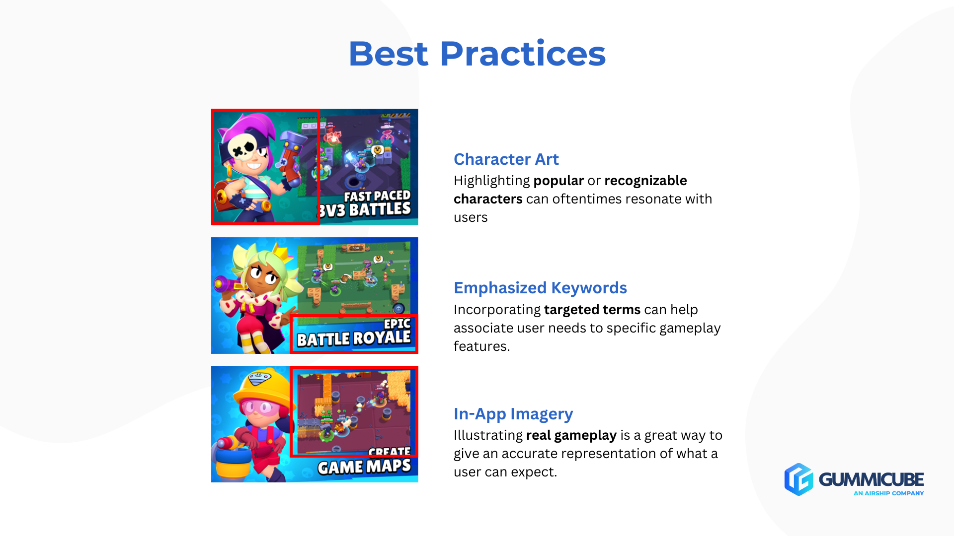 gaming app screenshot best practices brawl stars